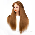 Pratiquer les coiffures Têtes de poupées mannequins avec de vrais cheveux